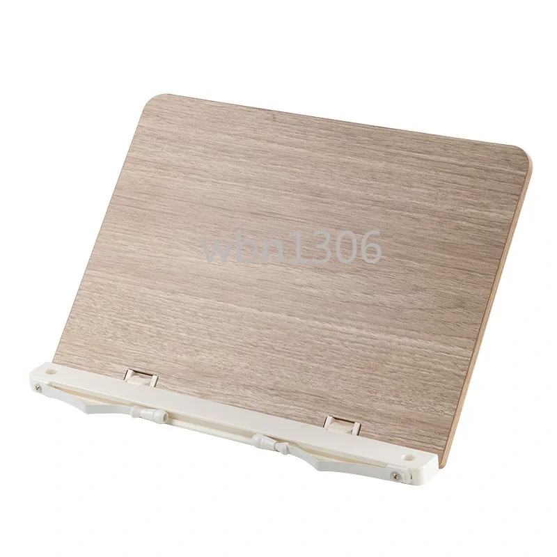 

Portable wooden reading stand, reading and writing cooking stand, with adjustable page holder