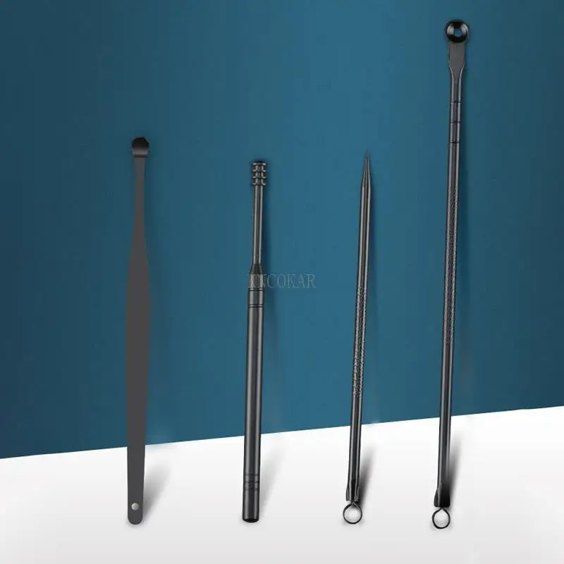 16 Pcs Manicure Cutters Nail Clipper Set Household Stainless Steel Ear Spoon Nail Clippers Pedicure Nail Scissors Tool Portable