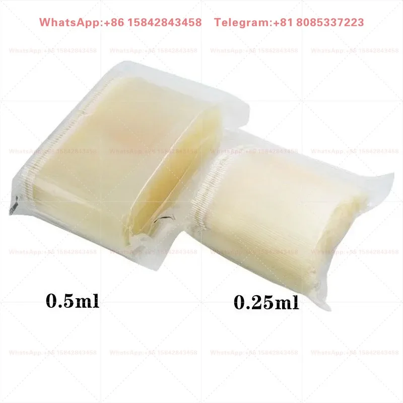 Cattle Frozen Semen Fine Tube 0.25/0.5ml Livestock Breeding AI Insemination Disposable Straw