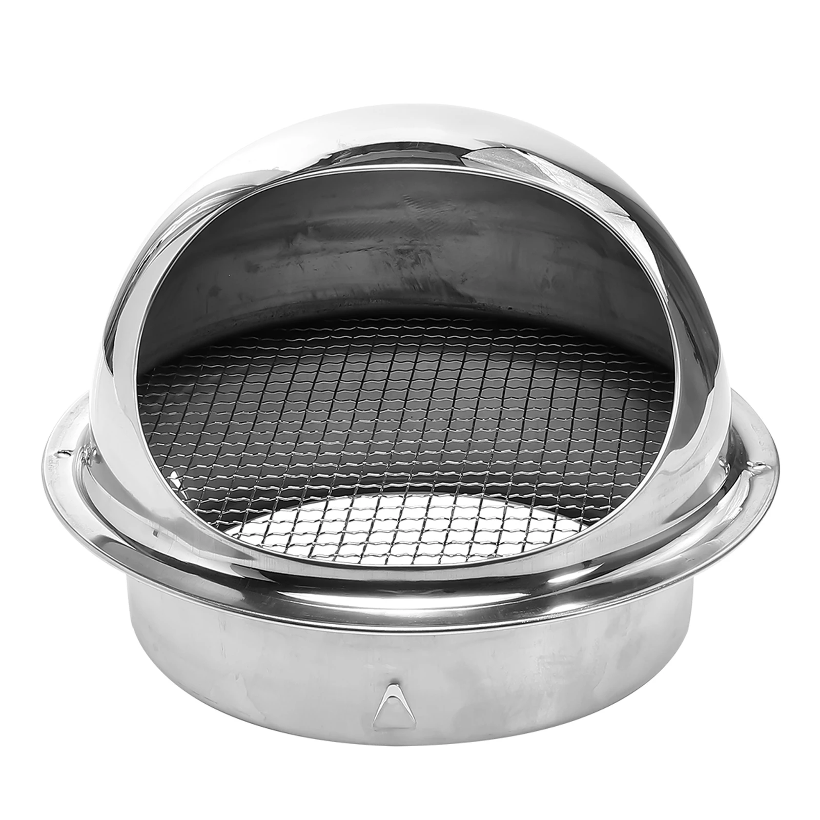 

1Pcs Stainless Steel Exhaust Hood Durable Range Hood Cover Anti-Rust Air Vent Rain Cover External Wall Vent Outlet Protection