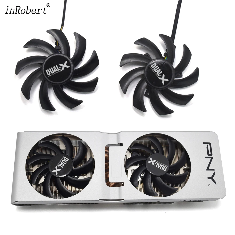 2pcs/lot 85mm FD7010H12S FDC10H12S9-C Cooler Fans Replace for GeForce GTX 1070 Ti 1070 1060 1080 GTX1060 Dual Graphics Card Fan