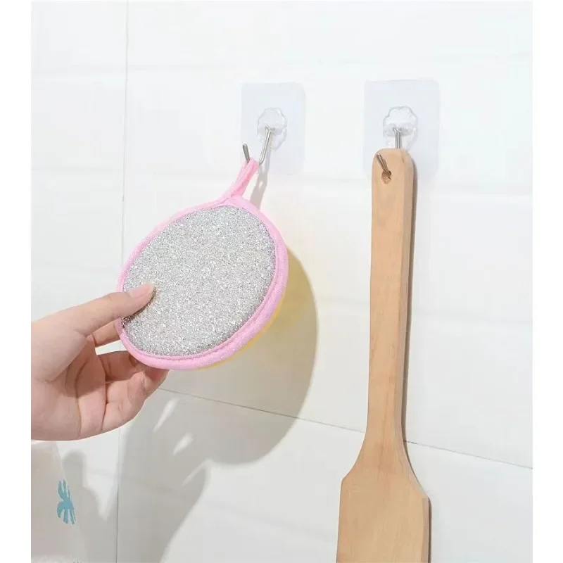 5/10Pcs Double Side Dishwashing Sponge Dish Washing Brush Pan Pot Dish Wash Sponges Household Cleaning Kitchen Tools