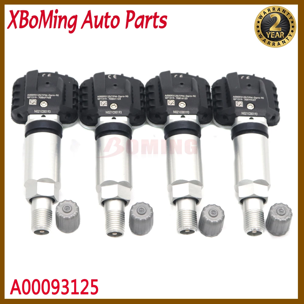 

A 00093125 Автомобильный датчик давления в шинах TPMS для BAIC BJEV EU5 2021-2024 EU7 2019-2023 для Beijing RUBIK 2022-2024 433 МГц 00093125