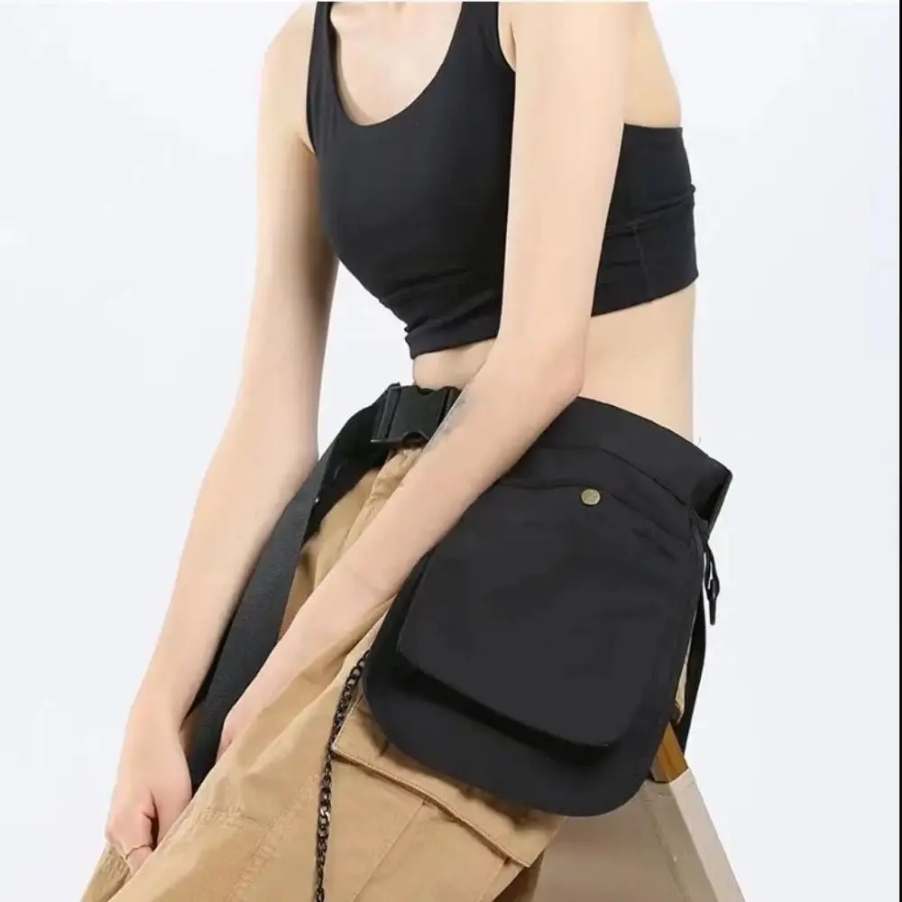 

Wear Resistant Multi-functional Waist Pack Multi-pocket Black Apron Belt Bag Adjustable Large-capacity Fanny Pack Camping