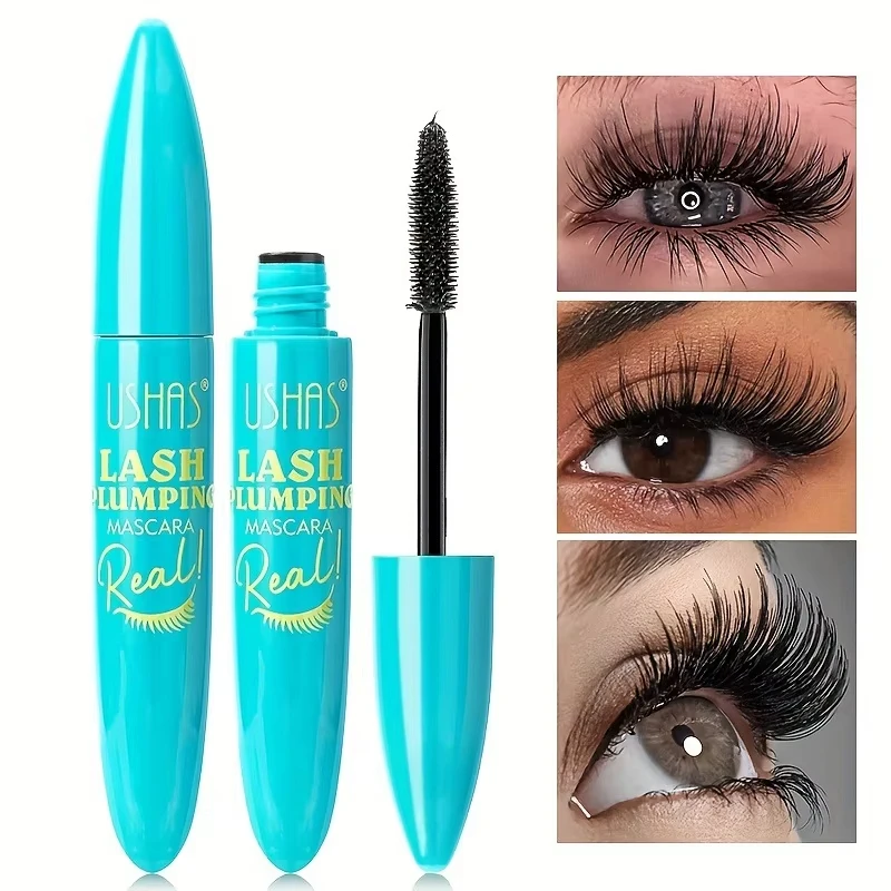 Ultra Long Lasting Mascara 4D Waterproof Mascara Liquid Fiber Mascara 360 Degree Spiral Brush Eyelashes Extension Cosmetic