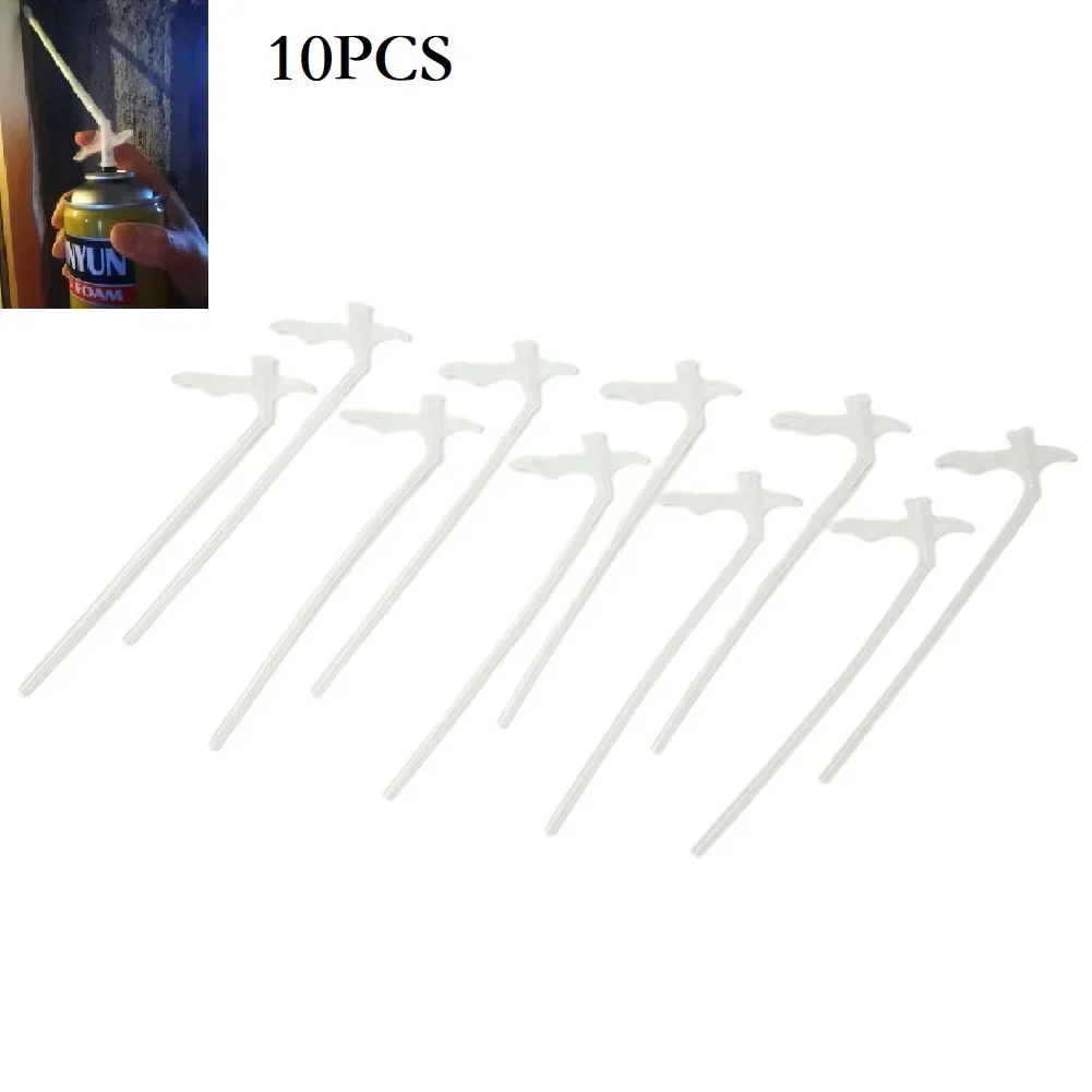 Useful Hot sale New Practical Replace Tubes Nozzle Spray Foam Nozzle Foam Tube Part Plastic Attachment Gap Filling