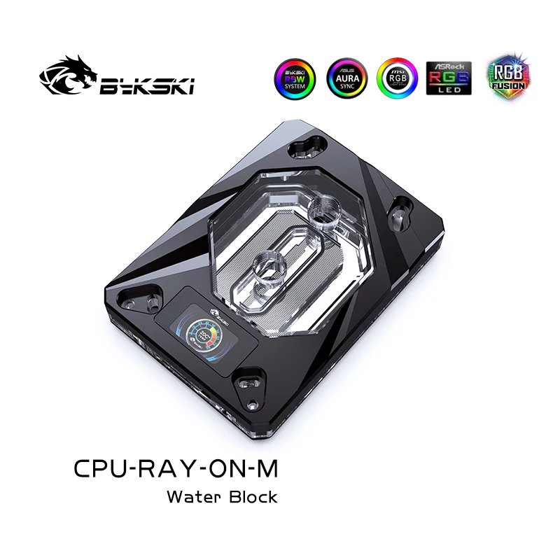 Bykski CPU Water Block Use for AMD RYZEN3000 AM3 AM4 AM5 1950X TR4