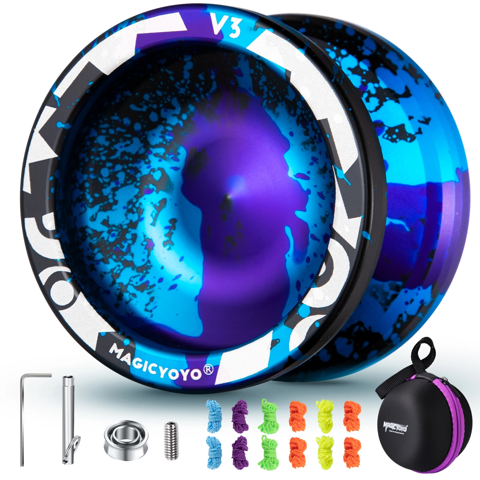 MAGICYOYO V3 Dual Purpose Professional Yoyo for Kids Beginners, Advanced Players