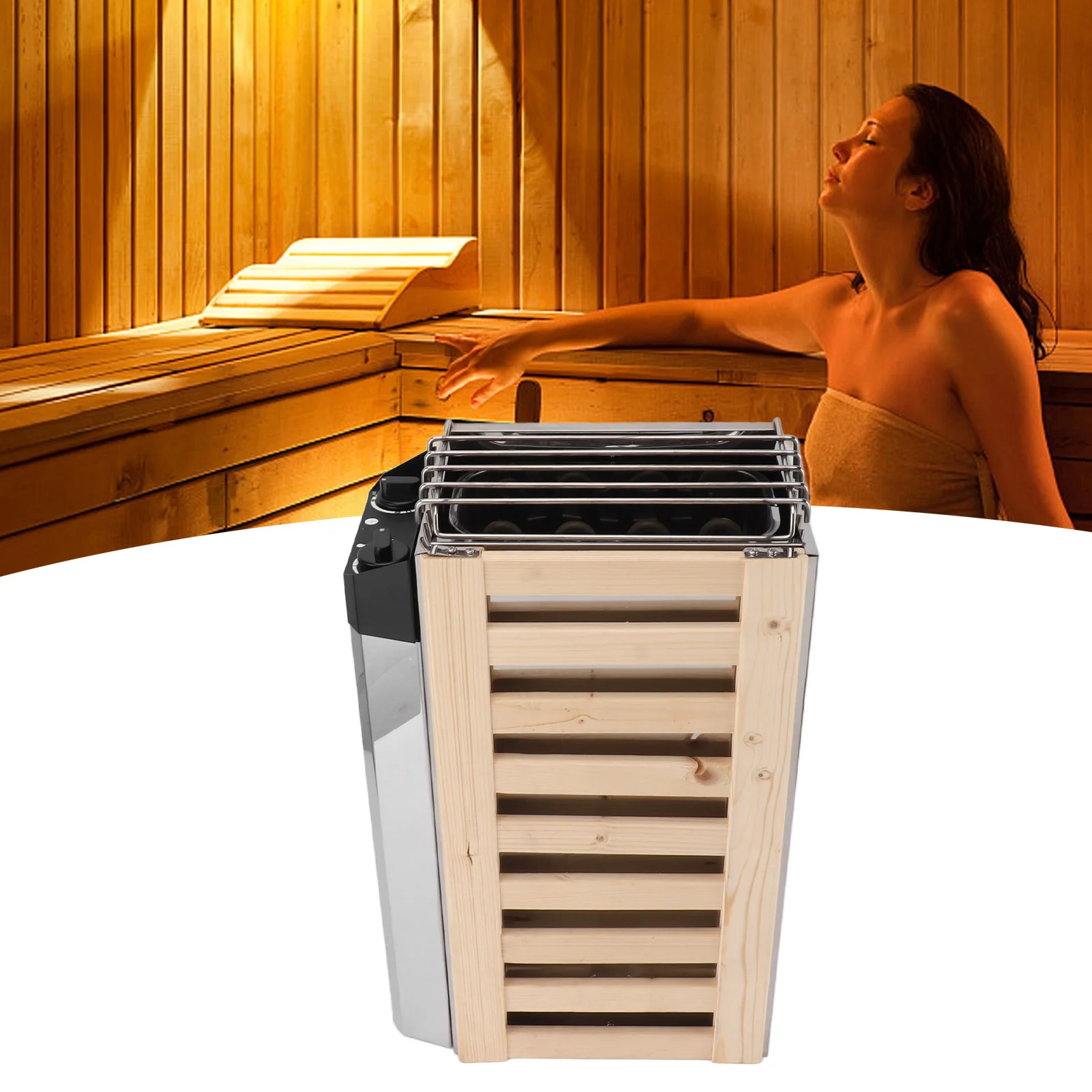 Internal Control Sauna Stove Sauna Heater 3.6KW Internal Control Stainless Steel Sauna Heating Stove for Home Hotel Steam Room