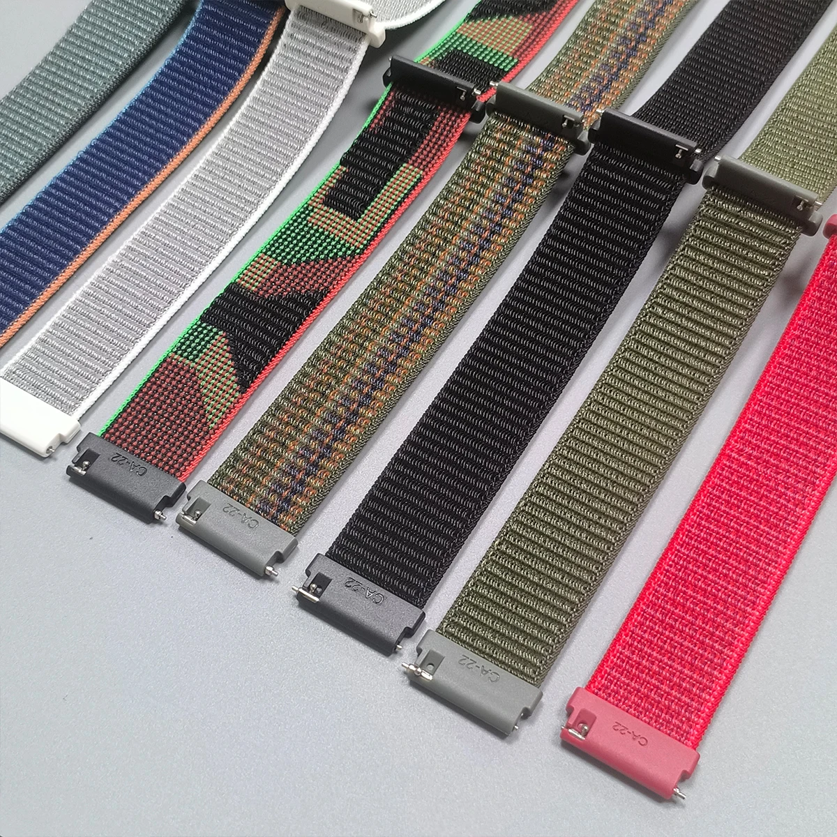 20 مللي متر 22 مللي متر النايلون حلقة حزام الساعات ل Garmin Venu 4 3 2 حزام (استيك) ساعة Forerunner 265 255 165 570 245 الموسيقى/Vivoactive 6 5 4 سوار