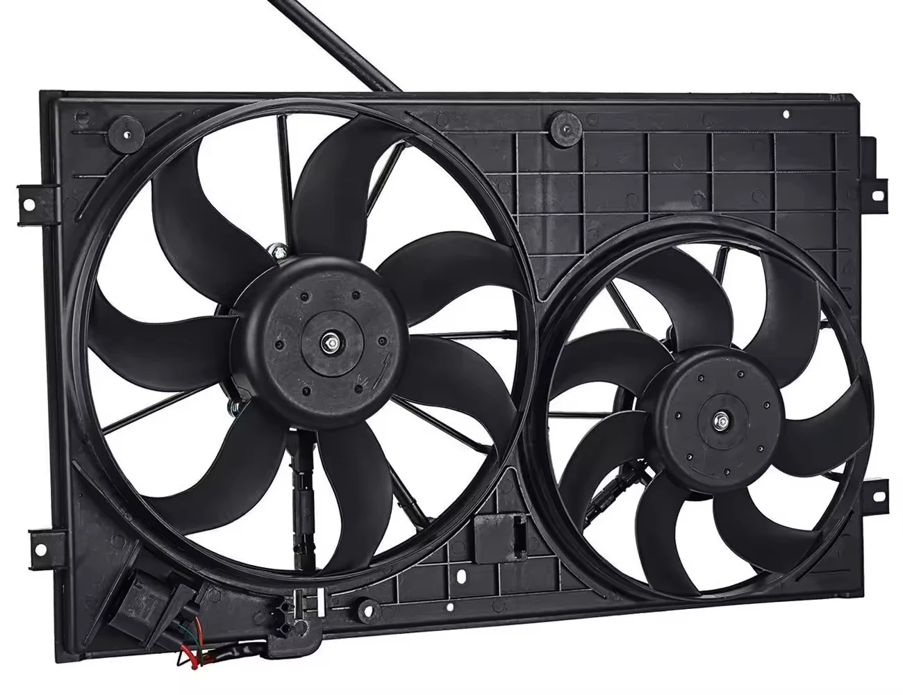 

for Volkswagen radiator fan (PQ35) OE 1TD121203A 1K0959455EA 1K0959455ES 1KM959455A 1KM959455D 1KM959455E 1KM959455F 1KM959455G