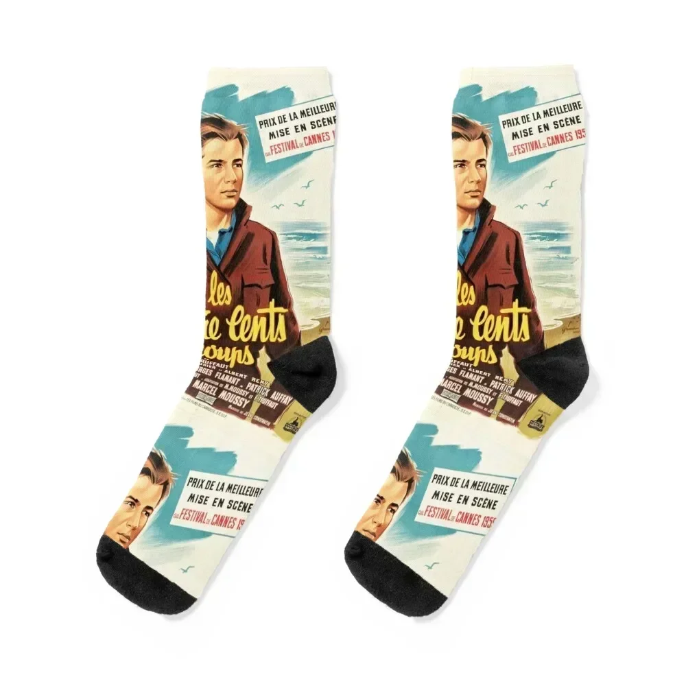 

400 Blows - Francois Truffaut's French New Wave Classic Socks christmas gift Stockings Climbing Socks Ladies Men's