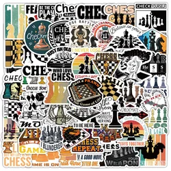 10/30/50PCS Funny Chess Stickers Cartoon Graffiti Sticker Kid Toy DIY Diary Luggage Laptop Phone Car Bike Skateboard Decals Gift