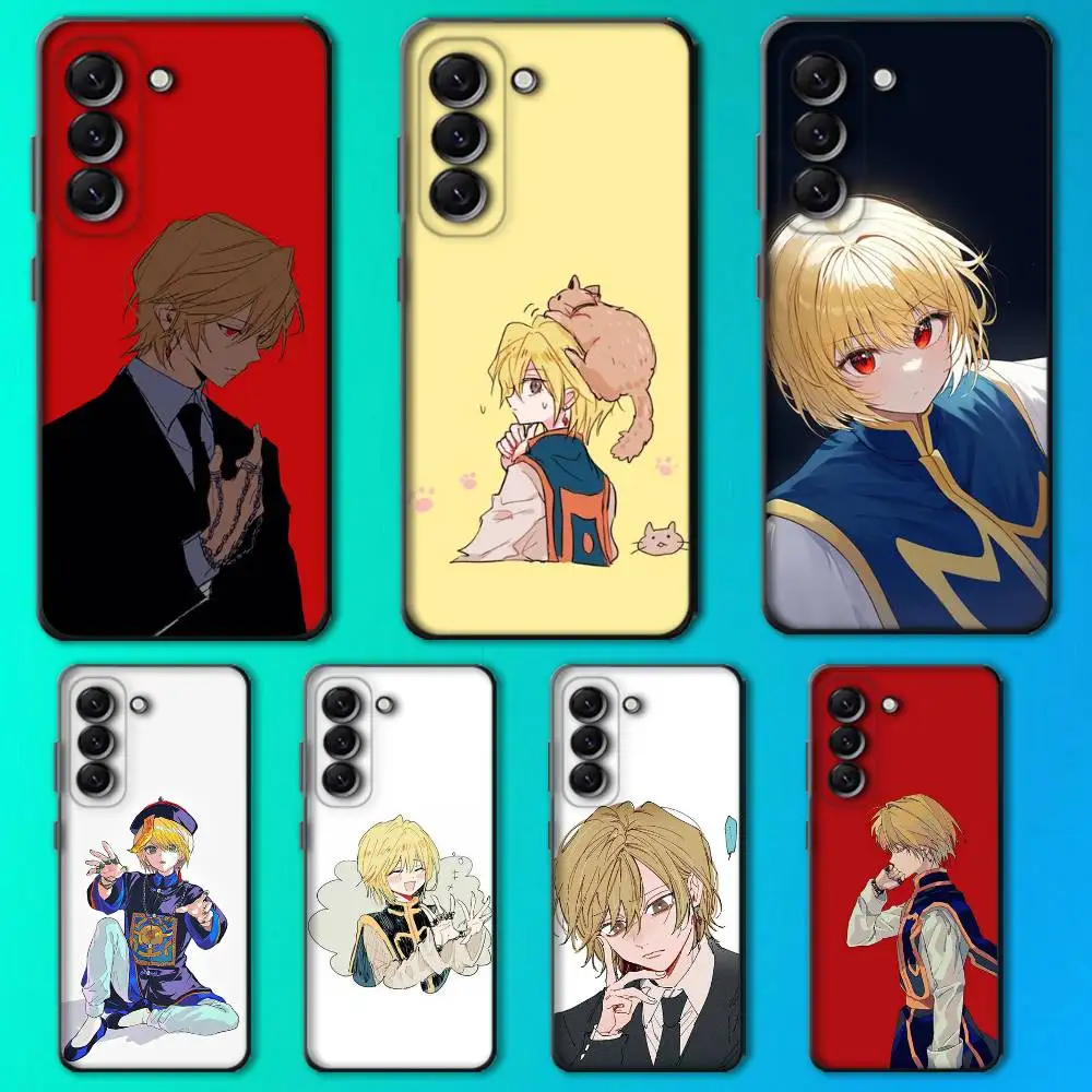

Anime Kurapika Phone Case For Samsung Galaxy A13,A21s,A22,A31,A32,A52,A53,A71,A80,Soft Black Shell