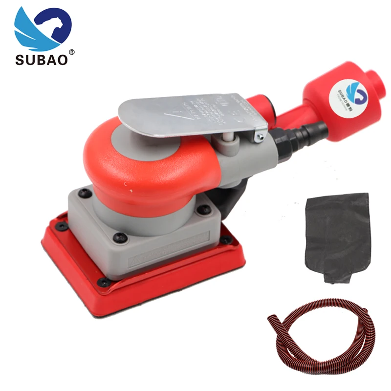 SUBAO 75*100mm Pneumatic Air Sanding Eccentric Polishing Machine Vacuum Sanding Tool Grinding Machine Tool Set Car Polishing