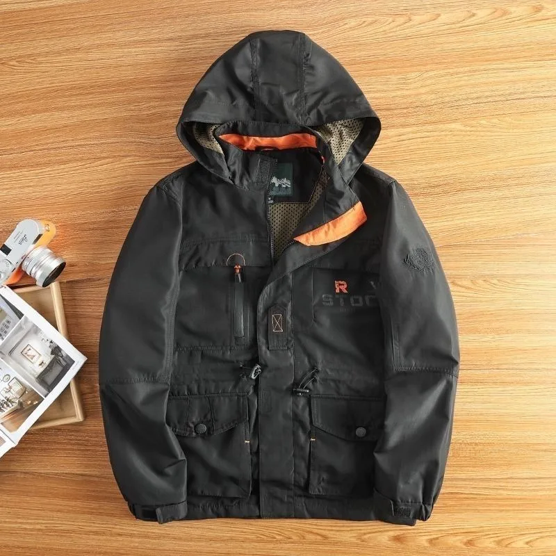 Men's Winter Autumn Tops Jacket Coats Punch Coat Padded Thickened Loose Simple Casual Comfortable Brand Fashion Harajuku