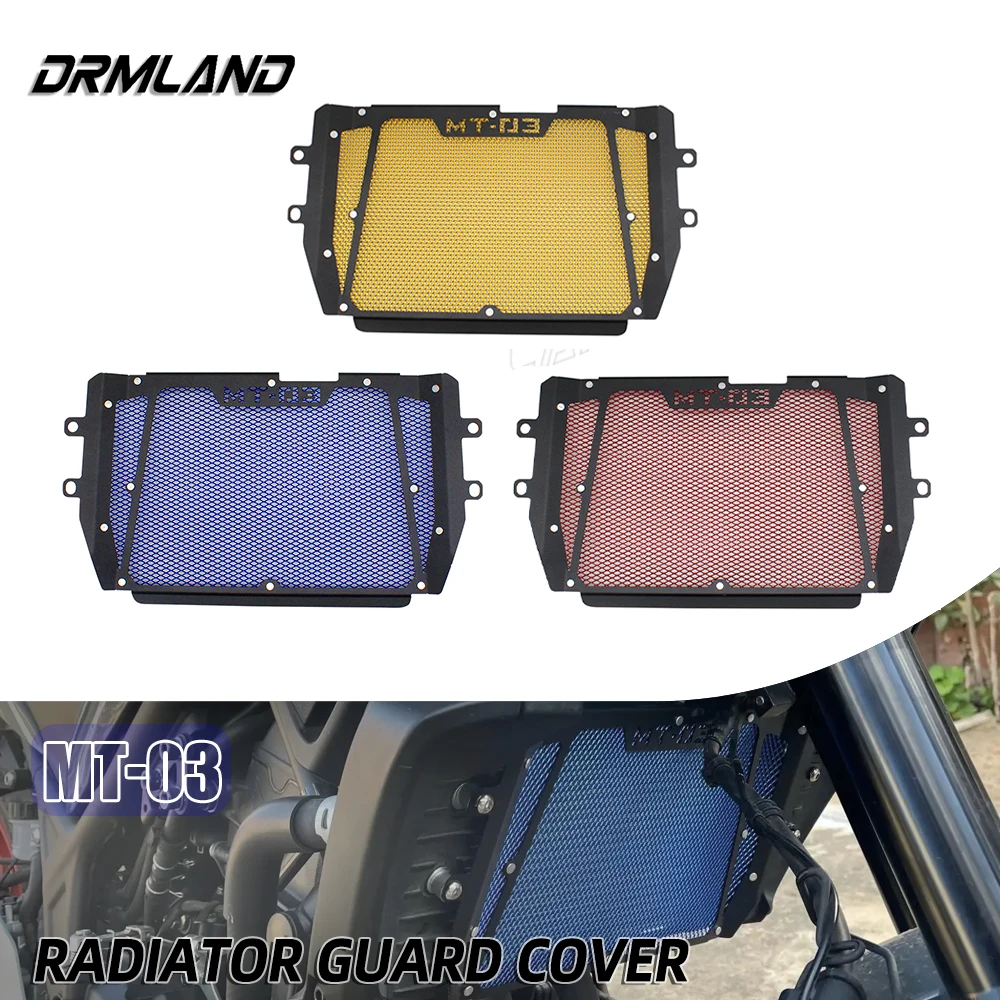 

For Yamaha MT03 FZ03 MT25 2015-2018 Motorcycle Accessories MT-03 MT-25 2016 2017 Radiator Grille Grill Guard Cover Protector