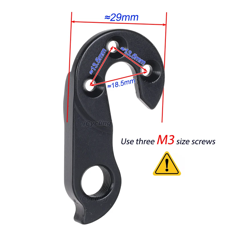 Cabide de bicicleta para missile bombtrack ribble sonder paloma pioneiro everest aço titânio set engrenagem desviador traseiro rd cabide
