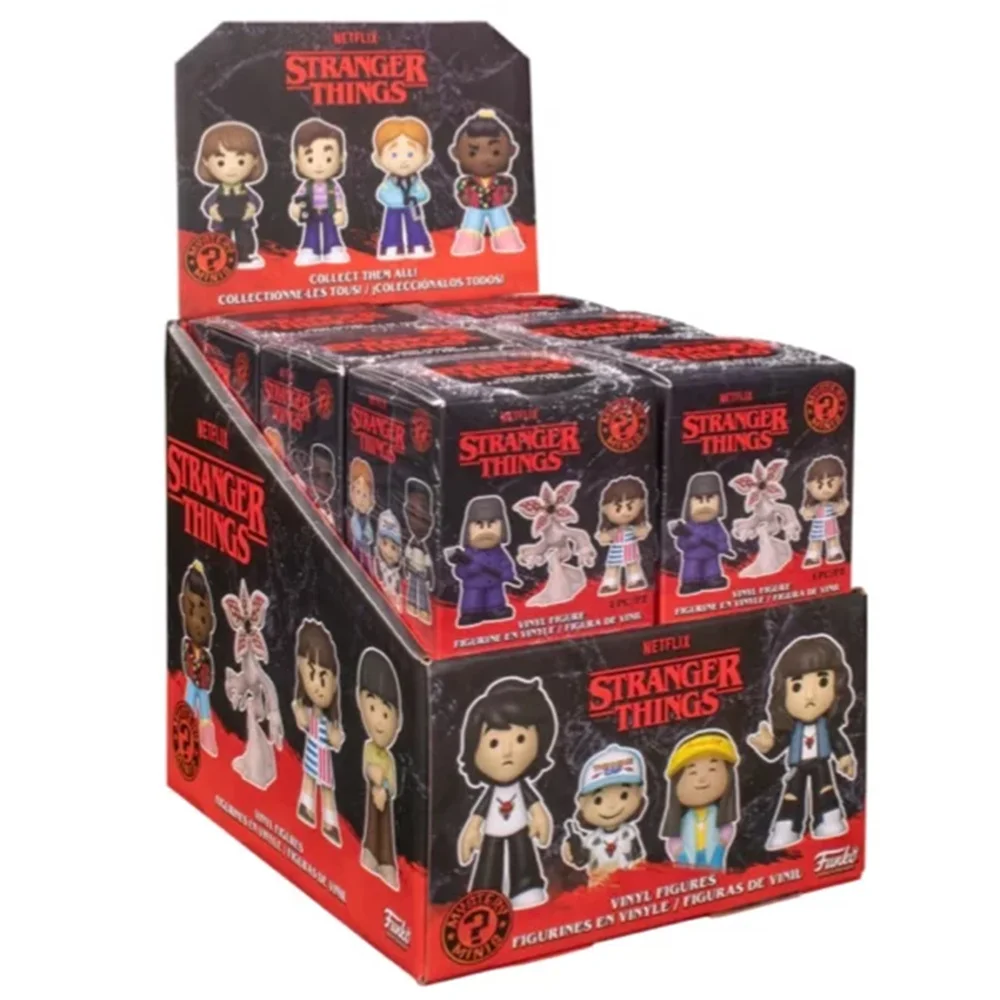 Caja ciega Funko Pop genuina de Stranger Things Temporada 4, modelo de figuras de vinilo, juguetes, Mini figuras, cajas misteriosas, estatua, muñeca, regalo para niños
