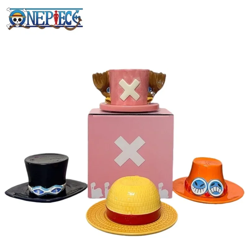 Цельная керамическая чашка для воды Ace Luffy Chopper с героями мультфильмов, креативная оригинальная кружка ручной работы, персонализированное украшение для рабочего стола, праздничный подарок