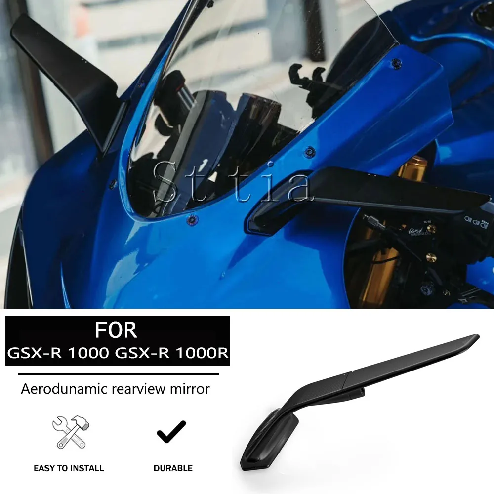

GSX-R 1000 2019-2022 Accessories Motorcycle Stealth Mirrors For Suzuki GSX R1000 GSX-R1000R 2017-2020 Wing Adjustable Rotating
