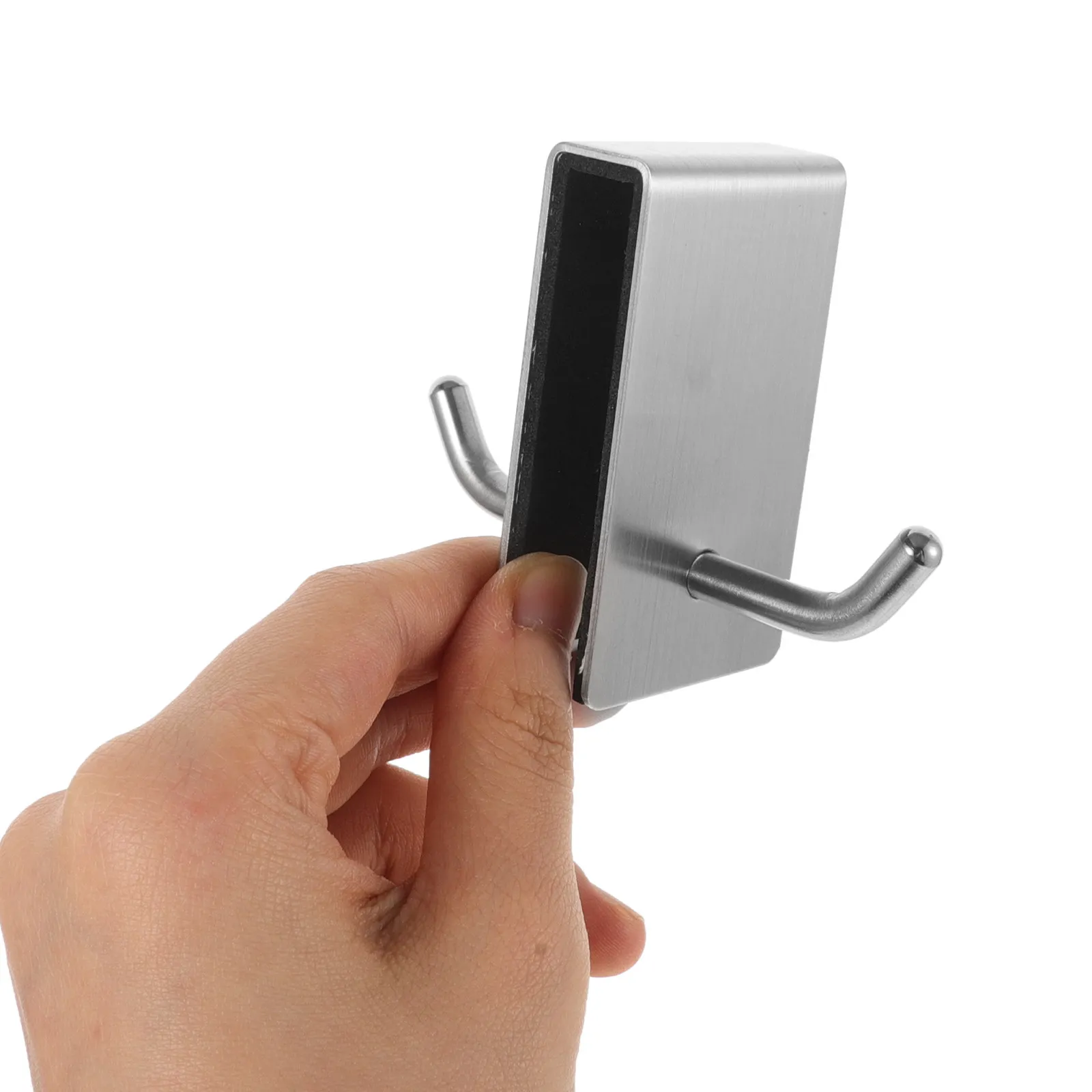 

Heavy-Duty Over-The-Door Hook Hanger For Bathroom Kitchen Office Stainless Steel No-Drill Towel Coat Organizer Rack