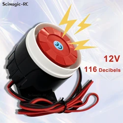 1/2/3pcs DC 12V Air Raid Siren Horn Speaker Alarm Sound Mini Electric Motor Driven Factory Vehicle Mini Loudly Siren Horn