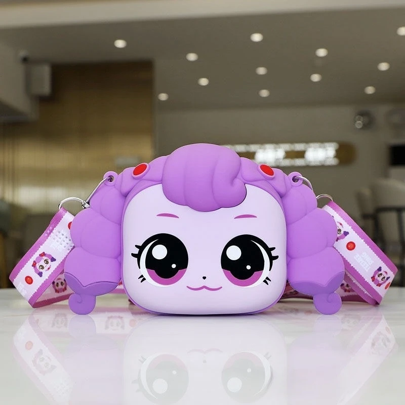 Hot Selling In Stock Kawaii Catch!Teenieping Crossbody Bag Girl Gift Silicone Children Coin Purse Cartoon Anime Toy Teenies Gift