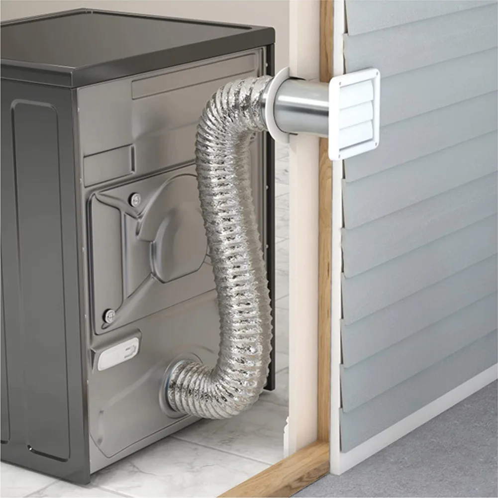 4inch Air Dryer Vent Cover Grille Wall Shutter Spare Parts Gravity Flaps External Wall Ventilation Exhaust Cover For Ducts New