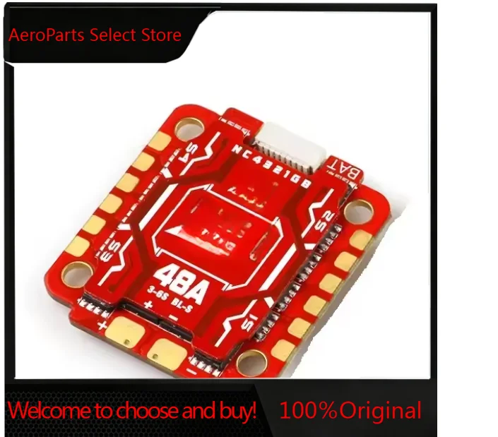 AeroParts48A 4in1 ESC FPV Balap Gaya Bebas Dr-one Bagian DIY F748 STACK 3-6S MPU6000 F722Pengendali Penerbangan 48A 4in1