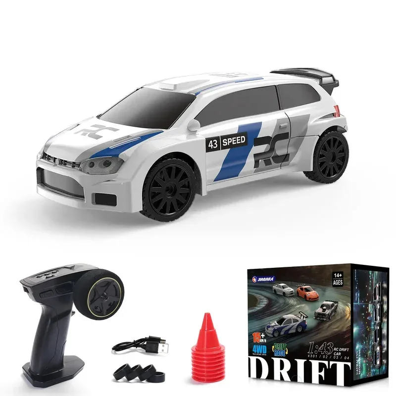 

TOPMAYA Новый RC 1/43 Дрифтинг-автомобиль Гонки RTR 4WD Полный привод Высокоскоростная радиоуправляемая модель 2,4 г Дрифт Гоночный автомобиль Мини-модель