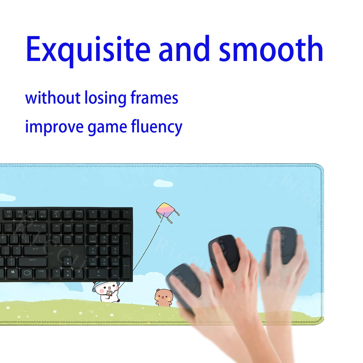 HD BUBU Y DUDU Cartoon Mousepad New Arrivals Large Gaming Mouse pad Gamer Mouse Pad Size For Keyboards Mat E-Sports Rug Computer