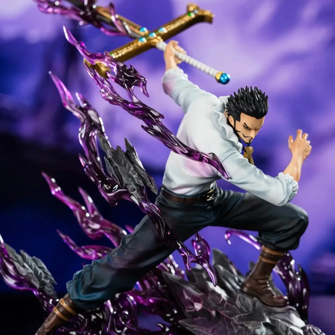 One Piece Tianhui Hawkeye Mihoc GK Garage Kit Collectible Action Figure - Desktop Ornament Model Gift for Anime Fans