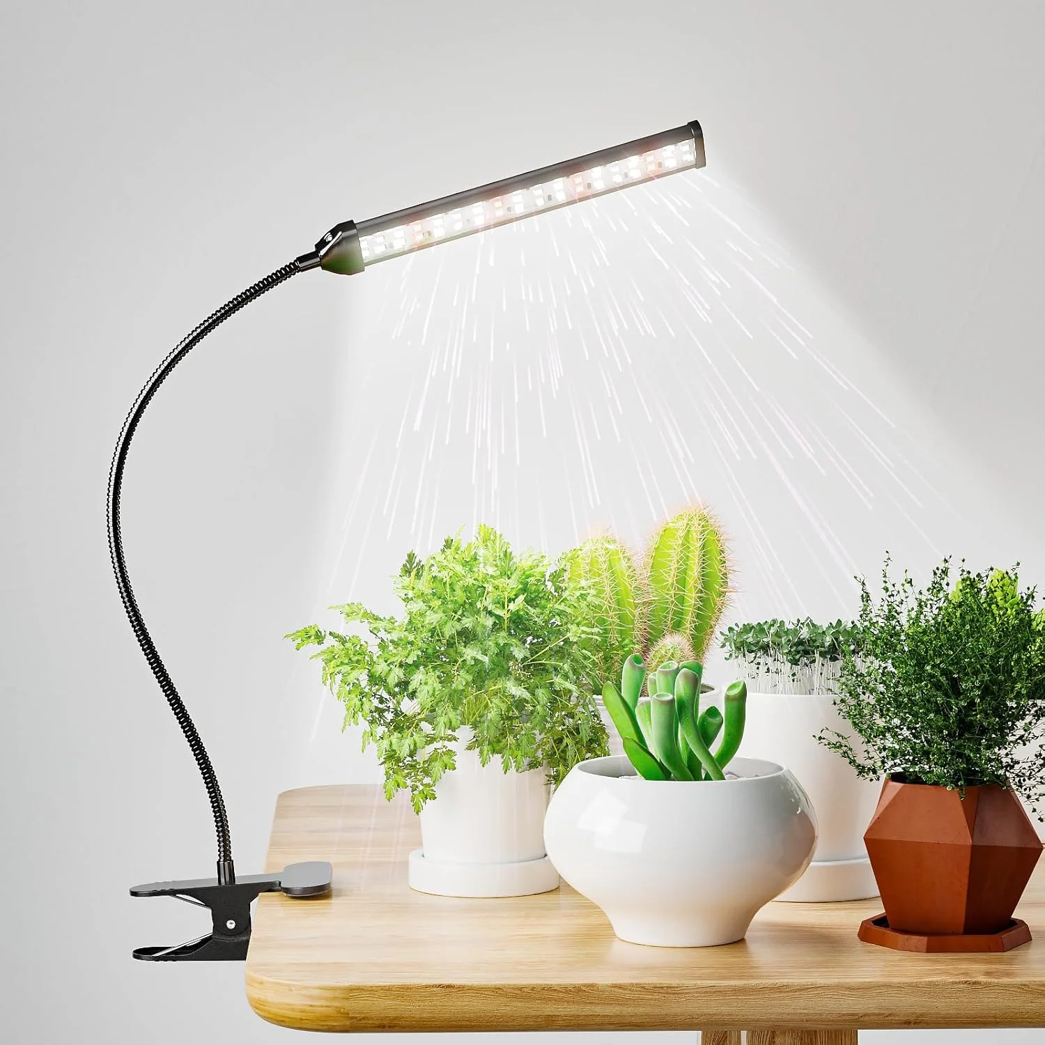 USB Clip Flat Tube LED Grow Light Full Spectrum 6000K 5V Phyto Lamp Indoor Greenhouse Fleshy Flowers Plants Growth Lighting