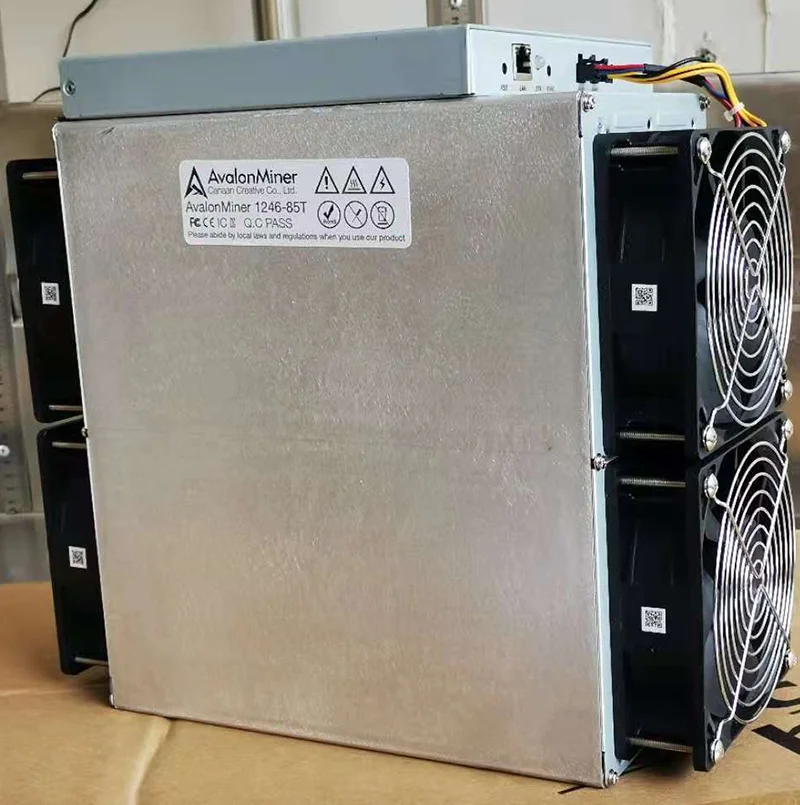 Canaan Avalon 1246 Miners, Used, 87Th/s, 90T 93T 3420 Watts, Bitcoin Mining Machine, BTC Asic Miner Better than Avalon 1166pro