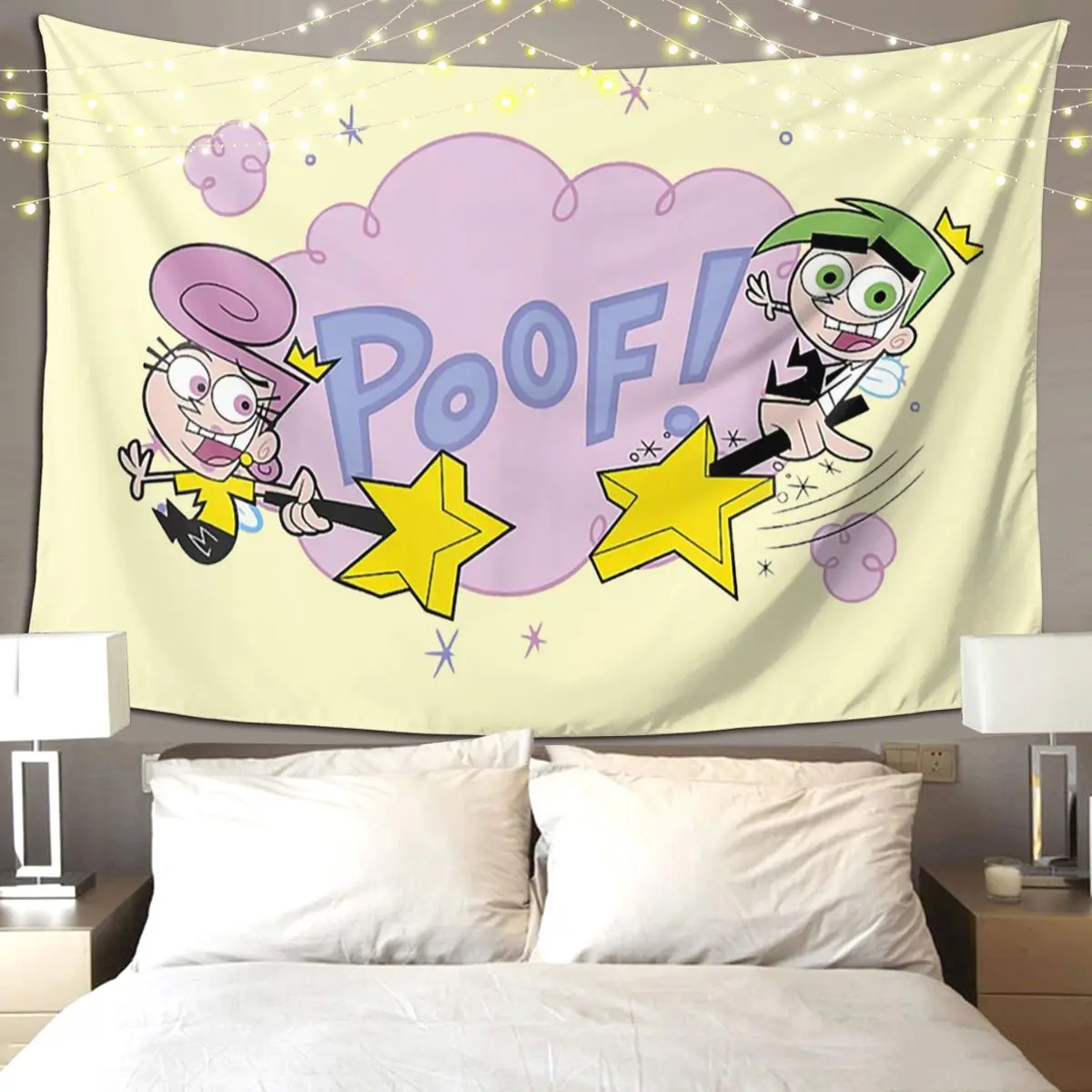 

Fairly Oddparents Cosmo гобелен хиппи настенный эстетический домашний декор гобелены для гостиной спальни комната в общежитии