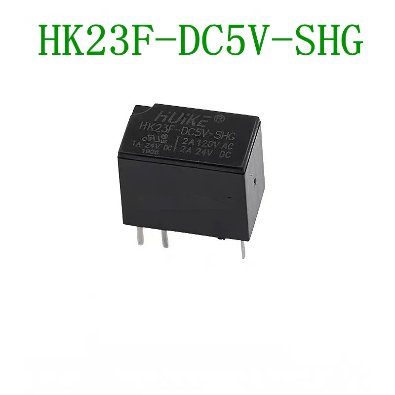 10Pcs HK23F-DC5V/DC12V/DC24V-SHG HUI KE Relay 5V 12V 24VDC 2A 0.2W 6Pin 100% New