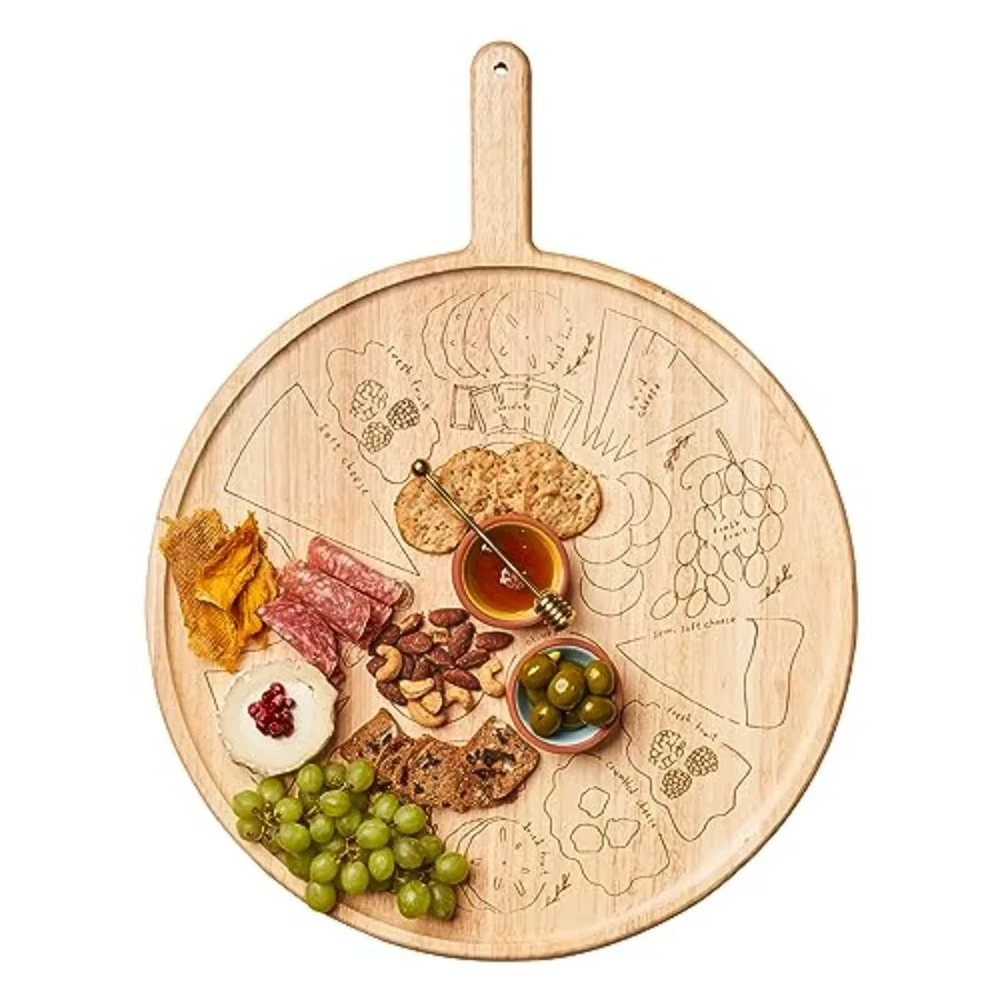 

Charcuterie Board with Placement Guide Best Gift for Housewarming and Foodies EasytoFollow Visual Map Designed by Meg Quinn Cre