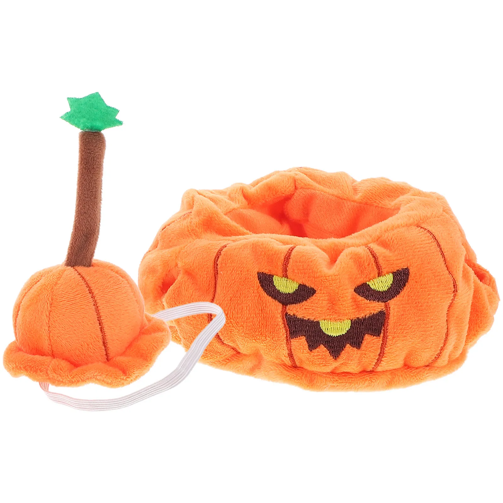 

1Set Halloween Pumpkin Costume Outfit for Miniature Figures Creative Festive Dress Up Set Ideal Display Decor Play Gift Cute