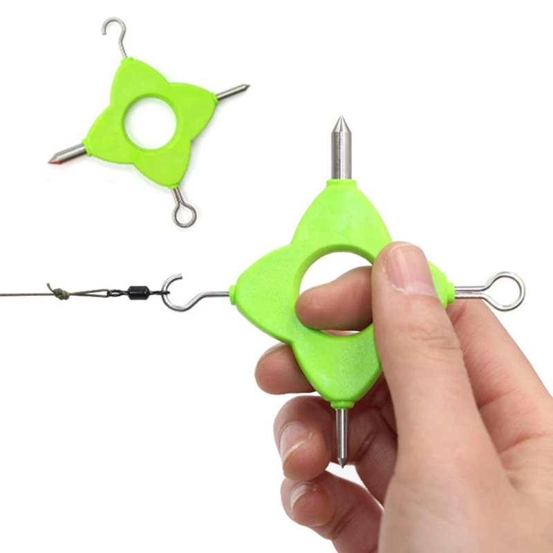 New Carp Fishing Line Knot Puller 4 In 1 Multi Puller Tool For Rig Making Method Feeder Carp Fishing Terminal Accessories