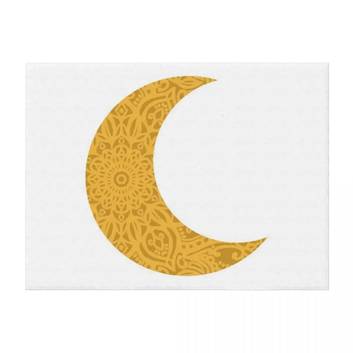 

Mandala Yellow Moon Throw Blanket halloween Quilt Cute cosplay anime Blankets