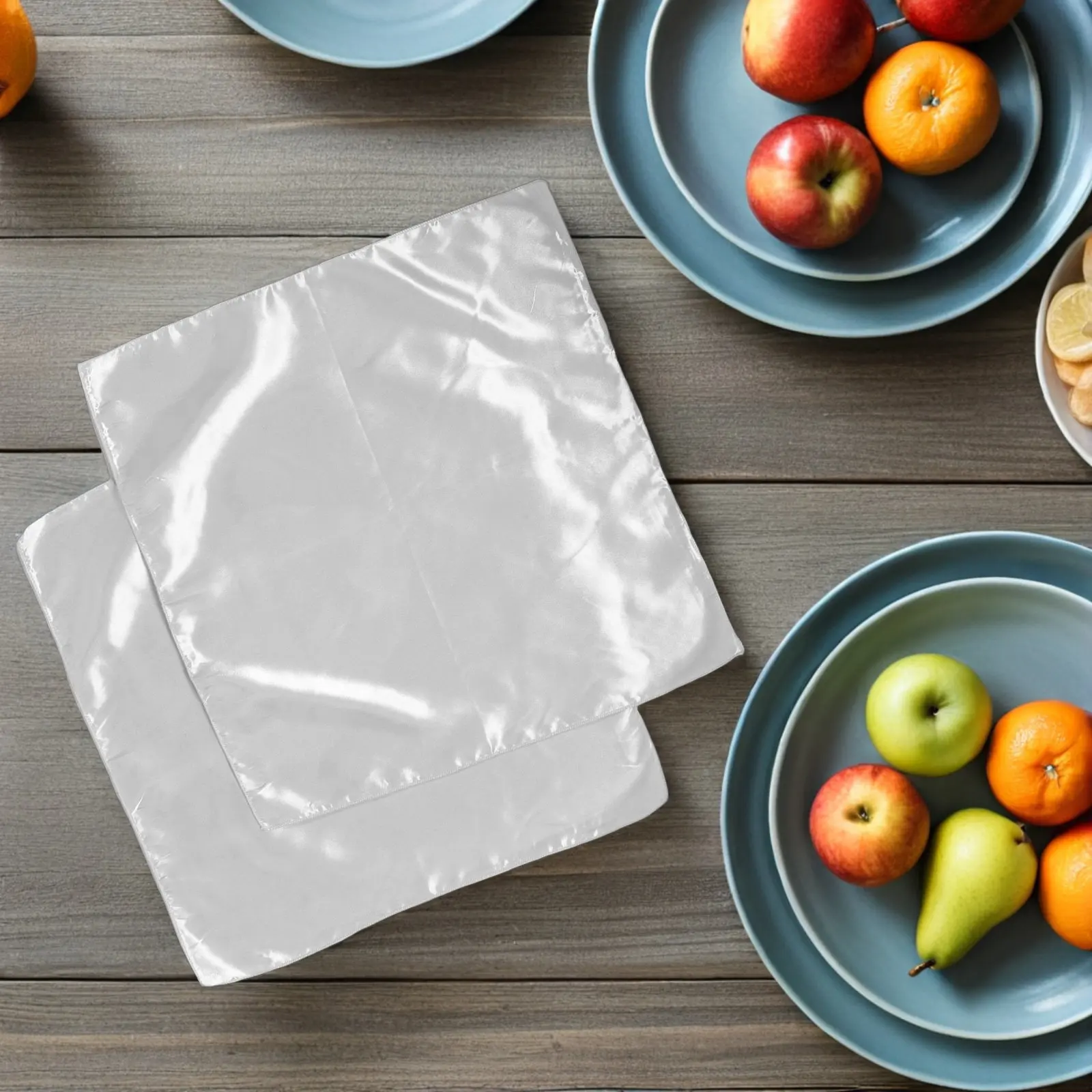 

20Pcs Grey Polyester Satin Napkins Smooth Texture Reusable Washable Cloth Napkins for Dinner Parties Weddings Banquet Table