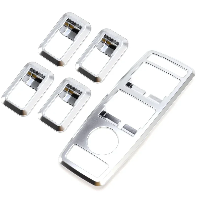 OLANGDA OLANGDA Matt Chrome Door Window Switch Panel Cover Car Stylings Trim For Mercedes C Glk Class W176 W246 W204 W212 W218 X