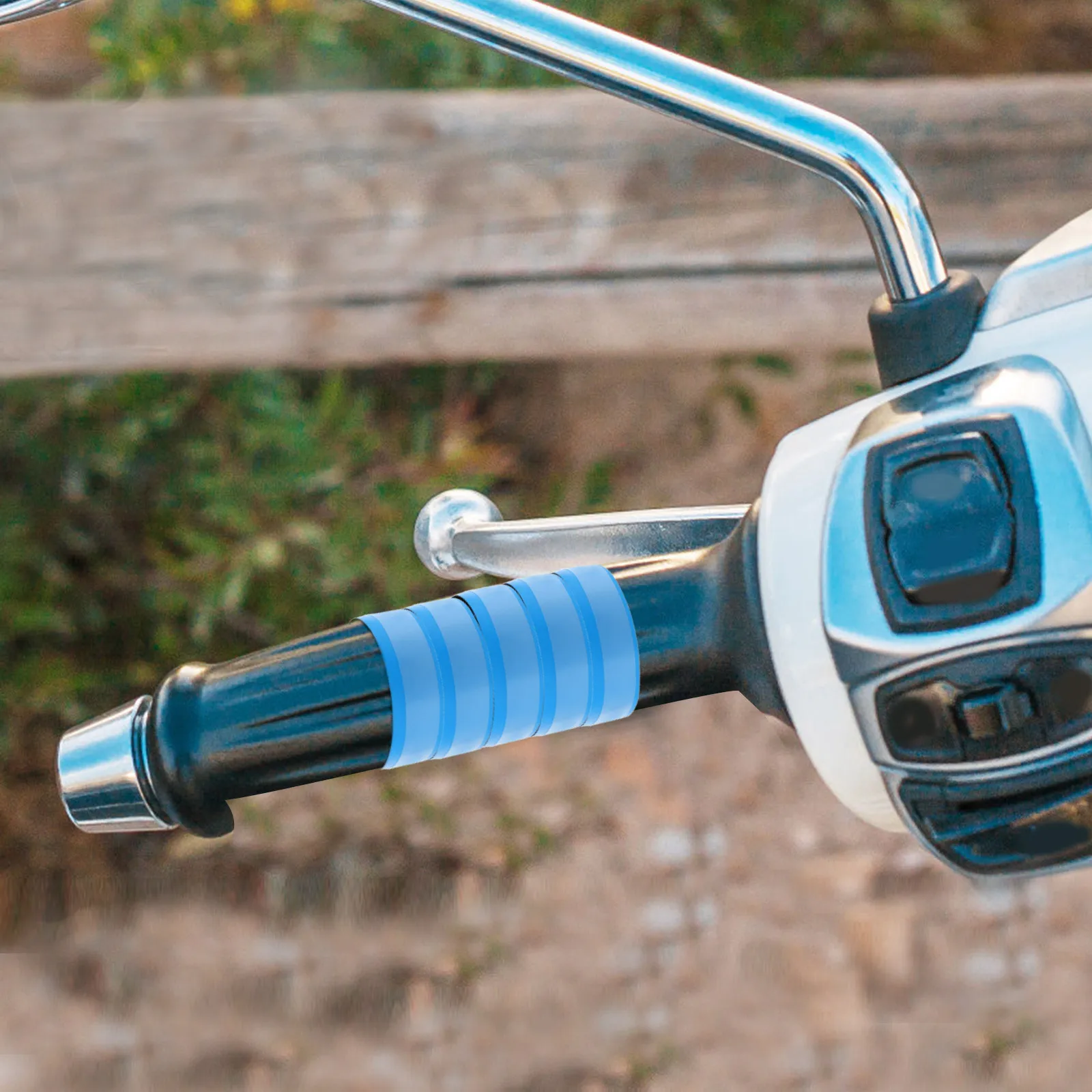 

2Pcs Anti-Slip Bike Handlebar Tape Shock Absorbing Bicycle Wrap Grip Cover for Road and Mountain Cycling Tape Bike