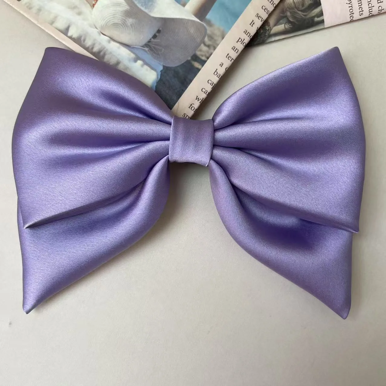 

Новые Ins, простой тканевый бант, атласный бант, пружинный зажим, ювелирные изделия, аксессуары для волос, головной убор