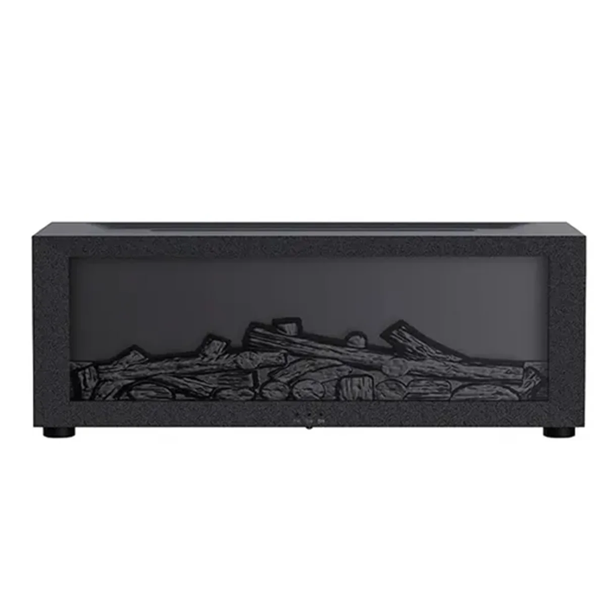 Fireplace Flame Humidifier Bedroom Lasting Fragrance Machine Simulated Flame Aromatherapy Machine Black