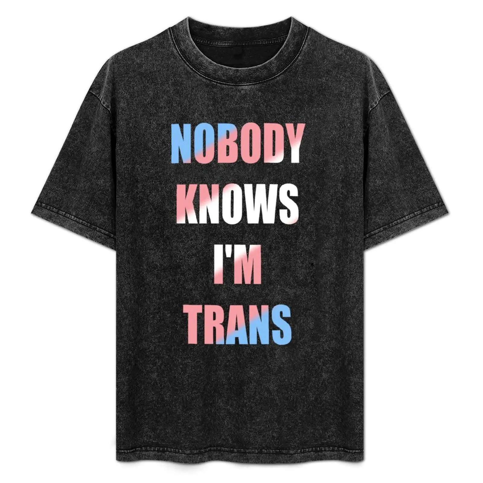 

Trans T-Shirt Classic Basic Casual T-Shirt