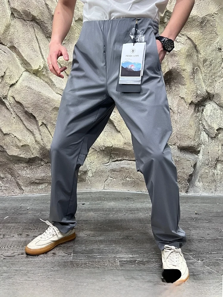 Business Style Outdoor Bird-Themed Ventilated Cooling System Thin 3D Tailored Spring Summer Casual Pants for Youth