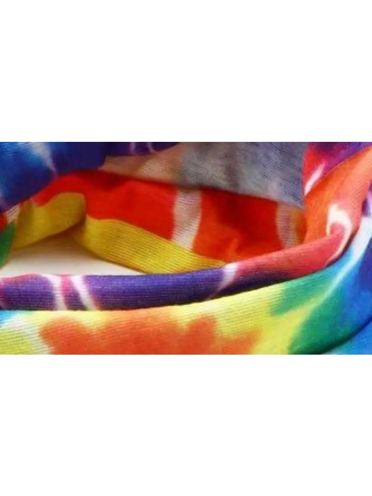 Complete set of hippie clothing set including peace sign necklace headband sunglasses themed party (Type A) Medium style image 5
