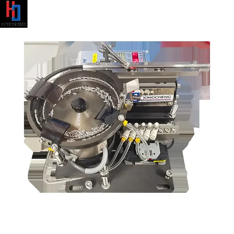 CE Certificate High-Efficiency Aluminum Vibration Bowl-Type Feeder System Sound Enclosure 600W 80PCS/min Discharge Speed